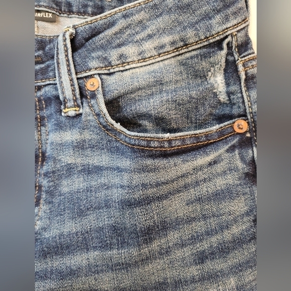 American Eagle Ne(x)t Level Airflex Skinny Destroyed Jeans - Size 30 - Picture 5 of 12